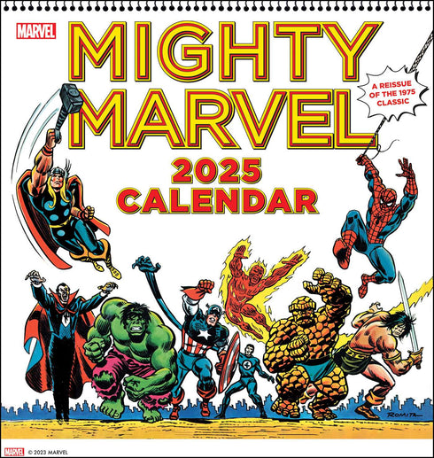 MIGHTY MARVEL 2025 WALL CALENDAR